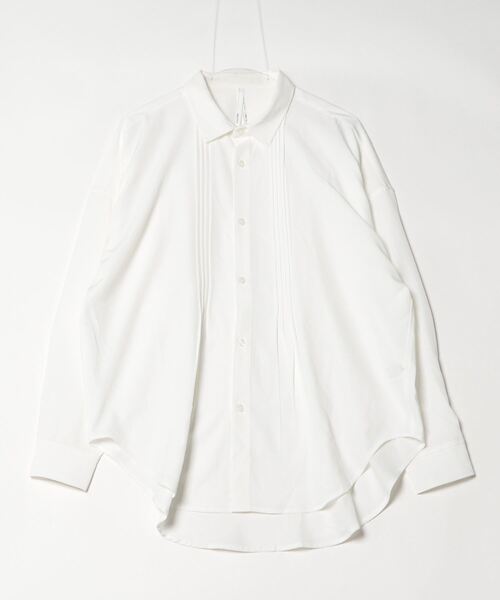 セール】COMMONWARE:PE STRETCH PIN TUCK SHIRTS L/S/ ブロード