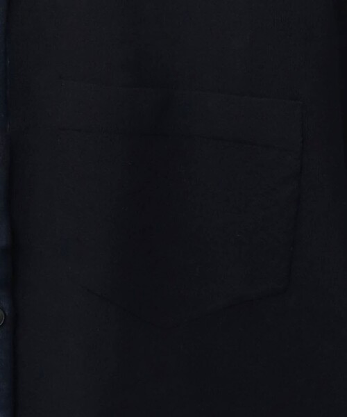 6(ロク)の「<6(ROKU)>シアーカラーポイント ニット シャツカーディガン(カーディガン/ボレロ・レディース・オフホワイト/ダークグレー・FREE)」の7枚目の写真