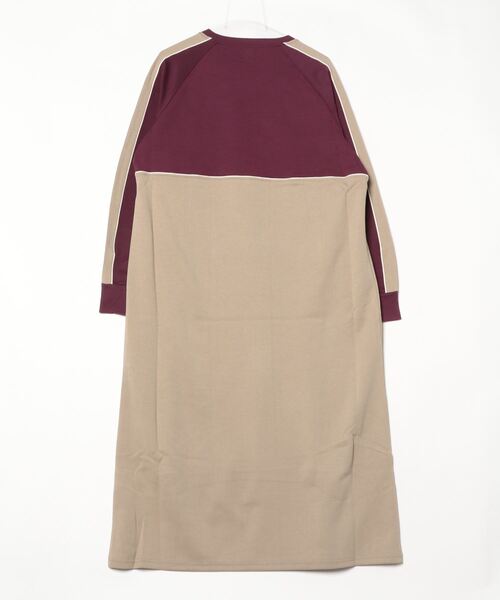 ROSE BUD（ローズバッド）の「ラインカットソーワンピース（ワンピース・レディース・カーキ/ブラック/バーガンディー・ONE SIZE）」の20枚目の写真