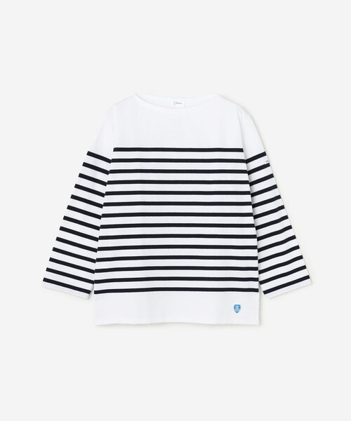 ORCIVAL（オーシバル）の「ORCIVAL | ラッセルフレンチセーラーTシャツ WOMEN（Tシャツ/カットソー・レディース・グレー系その他/ブルー系その他/ブルー系その他5・3/2/1/0）」の3枚目の写真