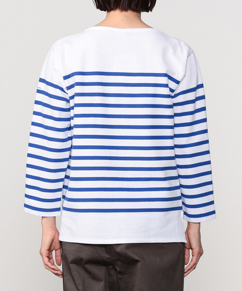 ORCIVAL（オーシバル）の「ORCIVAL | ラッセルフレンチセーラーTシャツ WOMEN（Tシャツ/カットソー・レディース・グレー系その他/ブルー系その他/ブルー系その他5・3/2/1/0）」の6枚目の写真