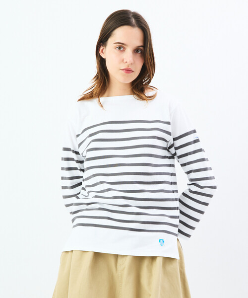 タグ付 オーシバル ORCIVAL ラッセルフレンチセーラーTシャツ ORCIVAL | ラッセルフレンチセーラーTシャツ WOMEN（Tシャツ