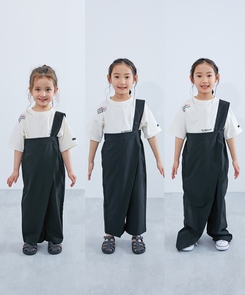 サロペット・オーバーオール・オールインワン maco makoコラボ】親子で使える ワンショルダーサロペット
