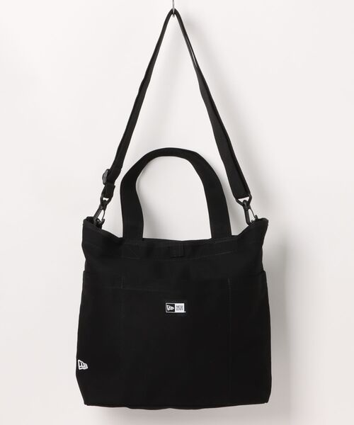 NEW ERA（ニューエラ）の「【NEW ERA/ニューエラ】UTILITY CANVAS TOTE（トートバッグ・メンズ・アイボリー/ブラック・FREE）」の8枚目の写真