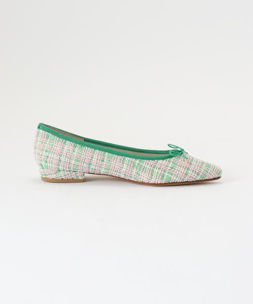 LE TALON（ルタロン）の「ポインテッドツイードバレエ（バレエシューズ