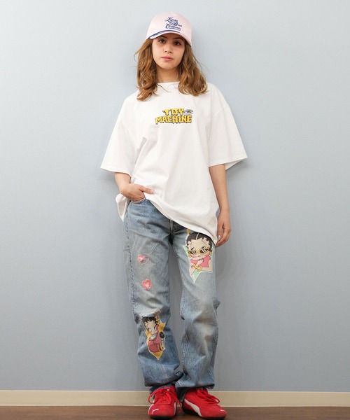 TOY　MACHINE（トイ　マシーン）の「【ユニセックス】TOY MACHINE/トイマシーン オーバーサイズ/バックプリントTシャツ MTMSFST14（Tシャツ/カットソー・レディース・ホワイト/ロイヤルブルー/ブラック・M/L）」の13枚目の写真