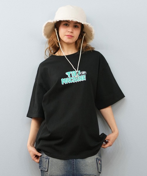 TOY　MACHINE（トイ　マシーン）の「【ユニセックス】TOY MACHINE/トイマシーン オーバーサイズ/バックプリントTシャツ MTMSFST14（Tシャツ/カットソー・レディース・ホワイト/ロイヤルブルー/ブラック・M/L）」の15枚目の写真