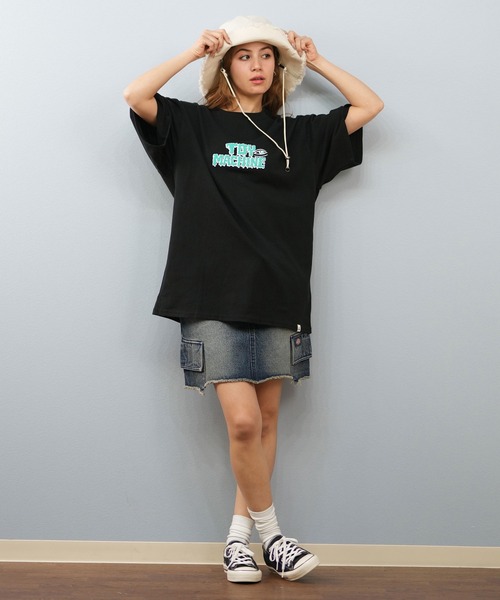 TOY　MACHINE（トイ　マシーン）の「【ユニセックス】TOY MACHINE/トイマシーン オーバーサイズ/バックプリントTシャツ MTMSFST14（Tシャツ/カットソー・レディース・ホワイト/ロイヤルブルー/ブラック・M/L）」の17枚目の写真
