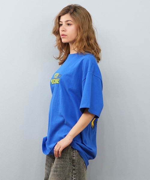 TOY　MACHINE（トイ　マシーン）の「【ユニセックス】TOY MACHINE/トイマシーン オーバーサイズ/バックプリントTシャツ MTMSFST14（Tシャツ/カットソー・レディース・ホワイト/ロイヤルブルー/ブラック・M/L）」の20枚目の写真