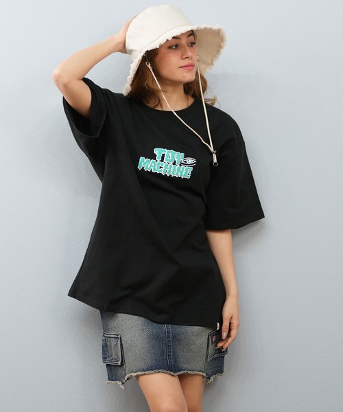 TOY　MACHINE（トイ　マシーン）の「【ユニセックス】TOY MACHINE/トイマシーン オーバーサイズ/バックプリントTシャツ MTMSFST14（Tシャツ/カットソー・レディース・ホワイト/ロイヤルブルー/ブラック・M/L）」の9枚目の写真