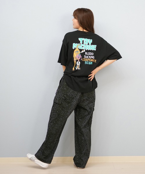 TOY　MACHINE（トイ　マシーン）の「【ユニセックス】TOY MACHINE/トイマシーン オーバーサイズ/バックプリントTシャツ MTMSFST14（Tシャツ/カットソー・レディース・ホワイト/ロイヤルブルー/ブラック・M/L）」の7枚目の写真