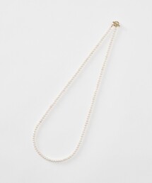 淡水パールロングネックレス