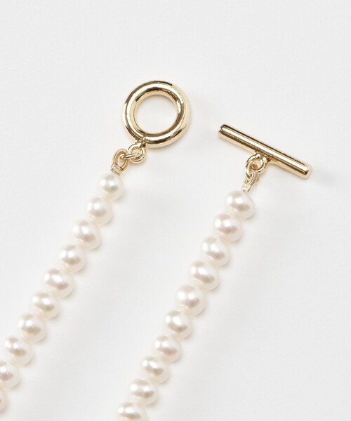 allureville（アルアバイル）の「淡水パールロングネックレス（ネックレス・レディース・オフホワイト・FREE）」の6枚目の写真