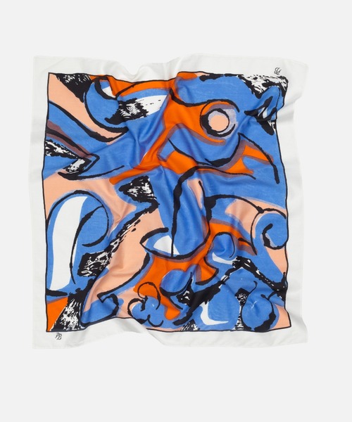 marimekko(マリメッコ)の「Lierio Eldfamn / scarf(ストール/ショール・レディース・ブルー・FREE)」の4枚目の写真