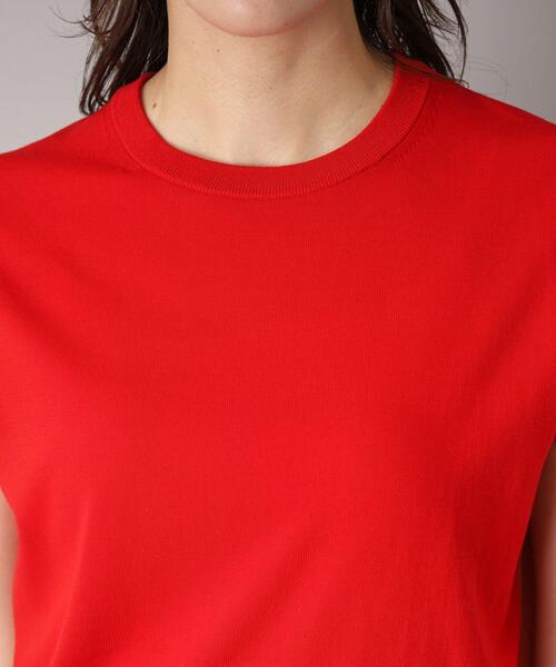 DRESSTERIOR(ドレステリア)の「【定番/洗える】コットンシルク混フレンチスリーブニット(ニット/セーター・レディース・ブルー/ワインレッド/ネイビー・34/36/38)」の18枚目の写真