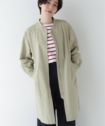 human woman ノーカラーコート ヒューマンウーマン human woman ◇ノーカラースプリングコート