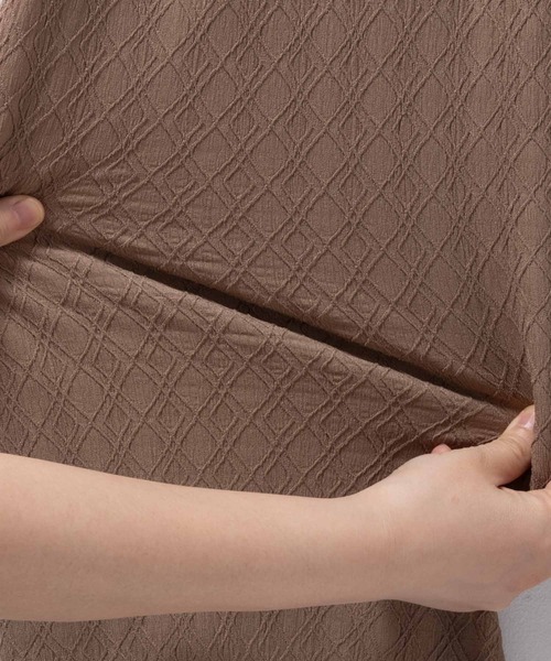 Howdy Marie（ハウディ―マリー）の「Howdy Marieカットジャガード セミワイドパンツ（その他パンツ・レディース・ブラック/ブラウン・M/L）」の19枚目の写真