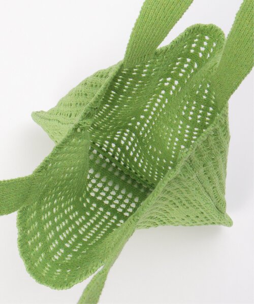 VENCEEXCHANGE（ヴァンスエクスチェンジ）の「かぎ編みトートバッグ（トートバッグ・レディース・オレンジ/ベージュ/グリーン系/ピンク系/ブラック/オフホワイト/パープル系・FREE）」の22枚目の写真