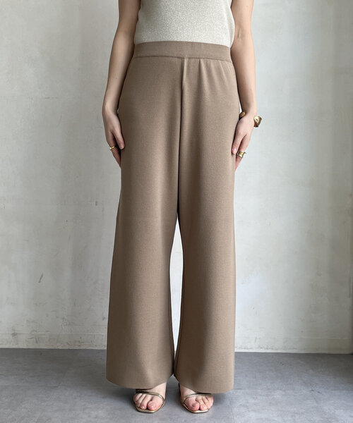 DouDou(ドゥドゥ)の「【WEB限定】ロングニットベスト+ニットパンツセット(セットアップ・レディース・ベージュ/ブラック・FREE)」の13枚目の写真