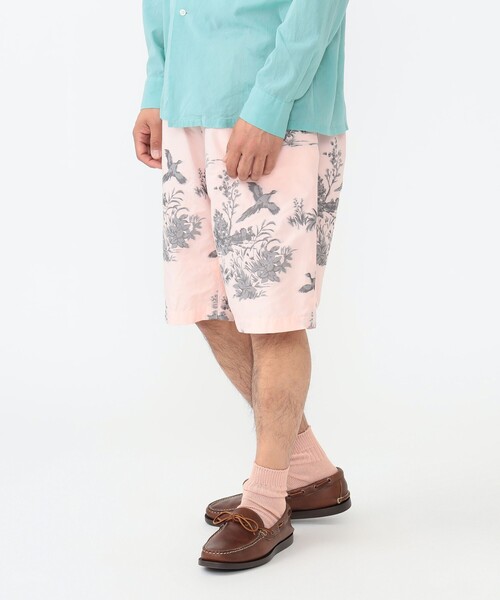 BEAMS PLUS(ビームスプラス)の「カット ジャカード イージー ショーツ(その他パンツ・メンズ・クリーム/ピンク・M/L/S)」の7枚目の写真