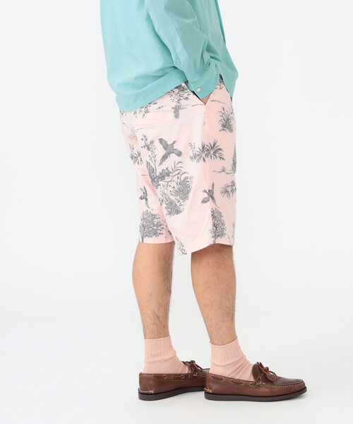 BEAMS PLUS(ビームスプラス)の「カット ジャカード イージー ショーツ(その他パンツ・メンズ・クリーム/ピンク・M/L/S)」の5枚目の写真