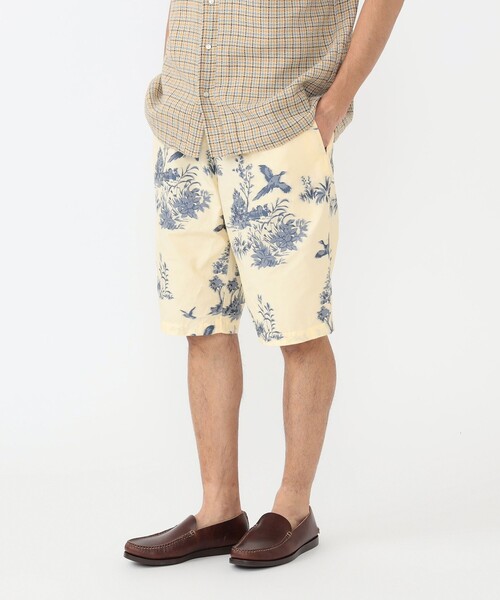BEAMS PLUS(ビームスプラス)の「カット ジャカード イージー ショーツ(その他パンツ・メンズ・クリーム/ピンク・M/L/S)」の3枚目の写真
