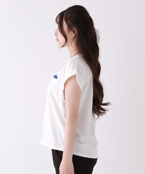 repipi armario(レピピ アルマリオ)の「【接触冷感】シャーベットフレンチT(Tシャツ/カットソー・キッズ・スミクロ/イエロー/ホワイト/グリーン/ピンク/サックスブルー・SMALL/LARGE/MEDIUM)」の17枚目の写真