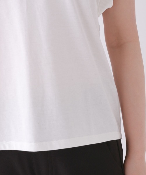 repipi armario(レピピ アルマリオ)の「【接触冷感】シャーベットフレンチT(Tシャツ/カットソー・キッズ・スミクロ/イエロー/ホワイト/グリーン/ピンク/サックスブルー・SMALL/LARGE/MEDIUM)」の21枚目の写真