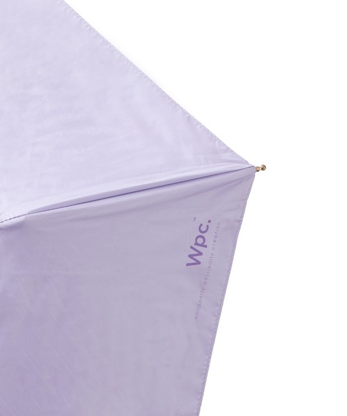 ROPE' PICNIC（ロペピクニック）の「☆【Wpc.】【晴雨兼用・遮光】ポシェットタイニー折りたたみ日傘 収納ポシェット付（折りたたみ傘・レディース・ラベンダー/ベージュ/ピンク・FREE）」の7枚目の写真