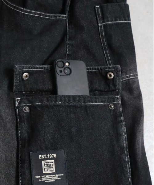 VISION STREET WEAR（ヴィジョンストリートウェア）の「【VISION STREET WEAR】「WEB限定」ヴィンテージカーゴパンツ（カーゴパンツ・メンズ・ブラック/ブルー・M/XL/L/S）」の6枚目の写真