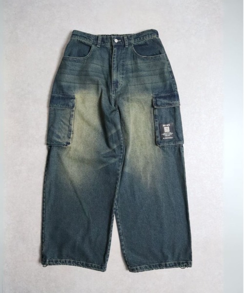 VISION STREET WEAR（ヴィジョンストリートウェア）の「【VISION STREET WEAR】「WEB限定」ヴィンテージカーゴパンツ（カーゴパンツ・メンズ・ブラック/ブルー・M/XL/L/S）」の10枚目の写真