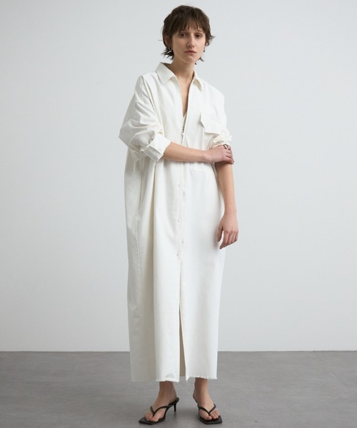 OXFORD SHIRT DRESS/オックスフォードシャツドレス（ワンピース