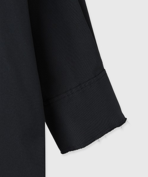 CREDONA（クレドナ）の「OXFORD SHIRT DRESS/オックスフォードシャツドレス（ワンピース・レディース・ホワイト/ブラック・FREE）」の12枚目の写真