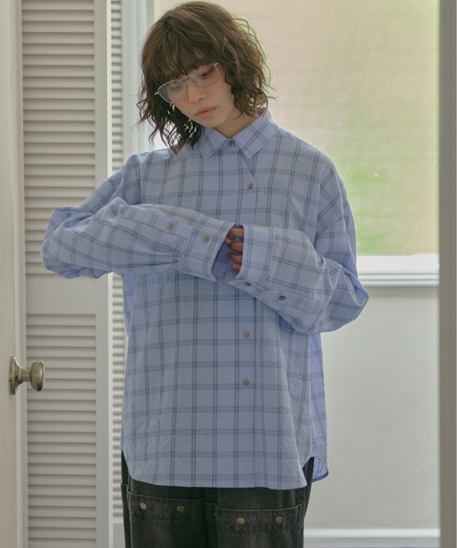 nuance button tie shirt / ニュアンスボタンタイシャツ（シャツ