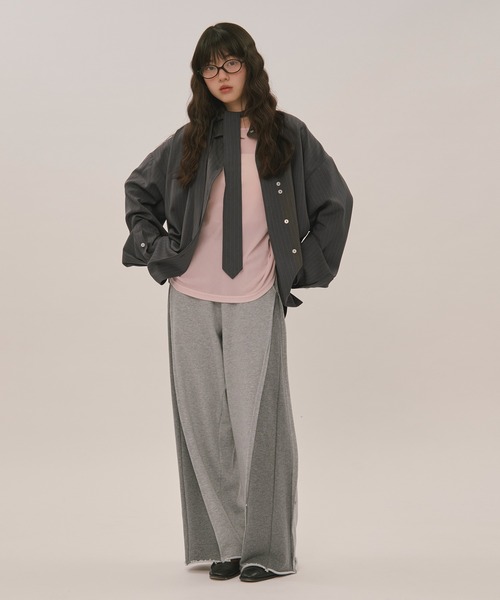 nuance button tie shirt / ニュアンスボタンタイシャツ（シャツ