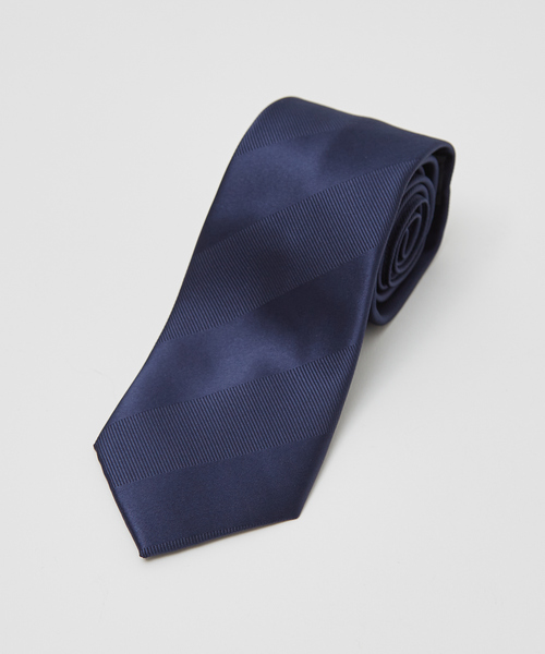 ABAHOUSE（アバハウス）の「【ウォッシャブル】シャドー レジメンタル ネクタイ（ネクタイ・メンズ・ブルー/ダークネイビー/ネイビー/グレイッシュブルー・フリー）」の2枚目の写真