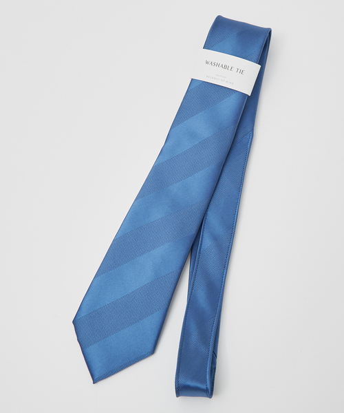 ABAHOUSE（アバハウス）の「【ウォッシャブル】シャドー レジメンタル ネクタイ（ネクタイ・メンズ・ブルー/ダークネイビー/ネイビー/グレイッシュブルー・フリー）」の12枚目の写真