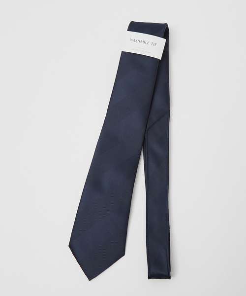 ABAHOUSE（アバハウス）の「【ウォッシャブル】シャドー レジメンタル ネクタイ（ネクタイ・メンズ・ブルー/ダークネイビー/ネイビー/グレイッシュブルー・フリー）」の9枚目の写真