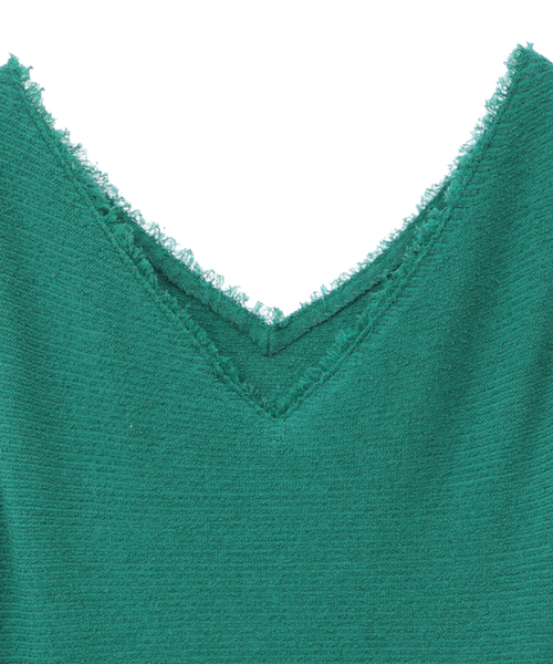 martinique(マルティニーク)の「ドライブークレーワンピース(ワンピース・レディース・グリーン/ブラック・FREE)」の4枚目の写真