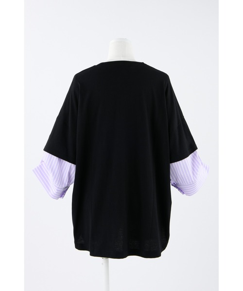 天竺シャツレイヤード Tシャツ（Tシャツ/カットソー）｜ENFOLD