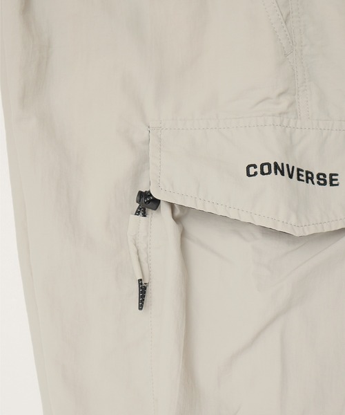 CONVERSE(コンバース)の「【CONVERSE/コンバース】撥水 ナイロンカーゴパンツ・イージーショーツ・ハーフパンツ(カーゴパンツ・メンズ・オフホワイト/ブラック/カーキ/ネイビー・M/L/LL)」の20枚目の写真