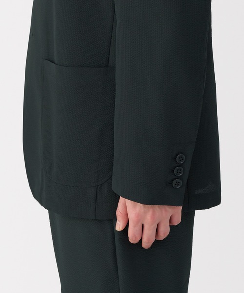 紳士 風を通す ストレッチサッカージャケット（その他アウター