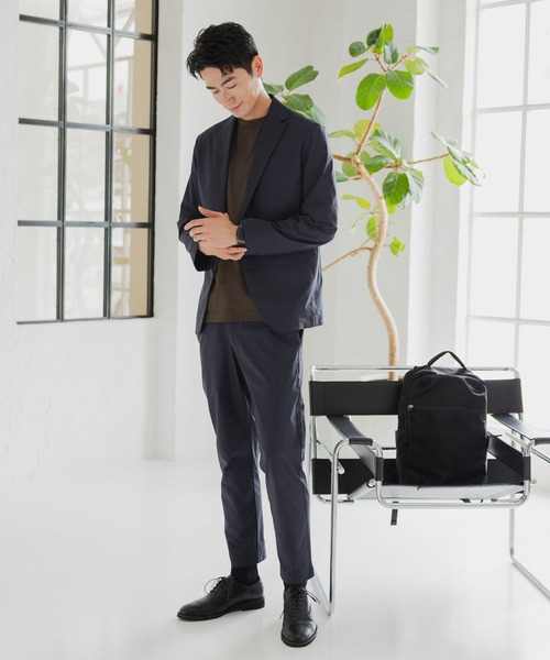 GLOBAL WORK(グローバルワーク)の「スマらくジャケット/メッシュ/289069(テーラードジャケット・メンズ・グレー系その他7/ネイビー・SMALL/MEDIUM/LARGE/X-LARGE)」の21枚目の写真