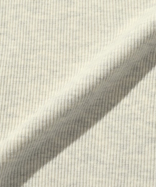 Firsthand(ファーストハンド)の「MA Firsthand/マ ファーストハンド RIB RINGER TEE / ワンポイント刺繍 リブリンガーTシャツ(Tシャツ/カットソー・レディース・オフホワイト/ブラウン/ブラック・FREE)」の14枚目の写真