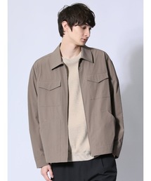 m.f.editorial（エムエフエディトリアル）の「【ストレッチ 防シワ ウォッシャブル】m.f.エディトリアル メンズ circle motion NPU フルジップ ブルゾン(セットアップ可能)（ブルゾン）」