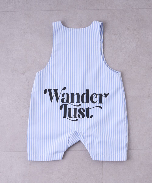 CIAOPANIC TYPY（チャオパニックティピー）の「【BABY】アソートストライプ柄バックロゴロンパース（ロンパース・キッズ・サックスブルー/イエロー・80）」の7枚目の写真