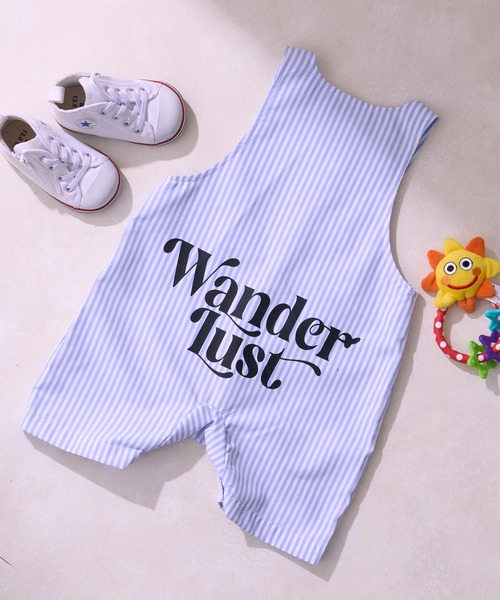 CIAOPANIC TYPY（チャオパニックティピー）の「【BABY】アソートストライプ柄バックロゴロンパース（ロンパース・キッズ・サックスブルー/イエロー・80）」の20枚目の写真