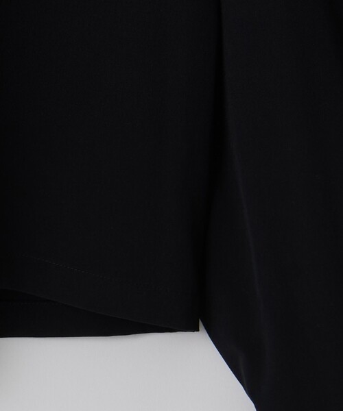 RONEL（ロネル）の「【はっ水//防しわ/ストレッチ/接触冷感】ボーダレス クロップド シャツ（シャツ/ブラウス・レディース・ブラック/ライトグレー・S/M）」の20枚目の写真