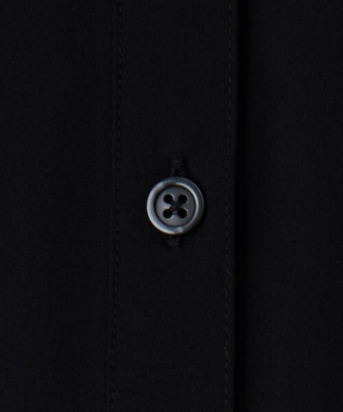 RONEL（ロネル）の「【はっ水//防しわ/ストレッチ/接触冷感】ボーダレス クロップド シャツ（シャツ/ブラウス・レディース・ブラック/ライトグレー・S/M）」の22枚目の写真