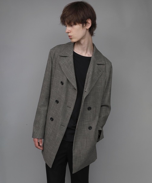 ato(アトウ)の「DOUBLE BREASTED TRIXION JACKET(テーラードジャケット・メンズ・ブラック/ベージュ・44/48/46)」の19枚目の写真